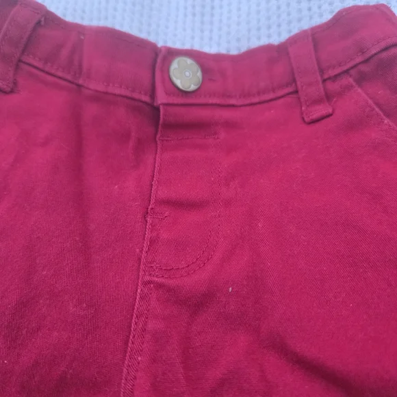 Garanimals Kids Cherry Red Casual Pants - Picture 2 of 4